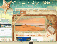 Tablet Screenshot of dune-pyla.com